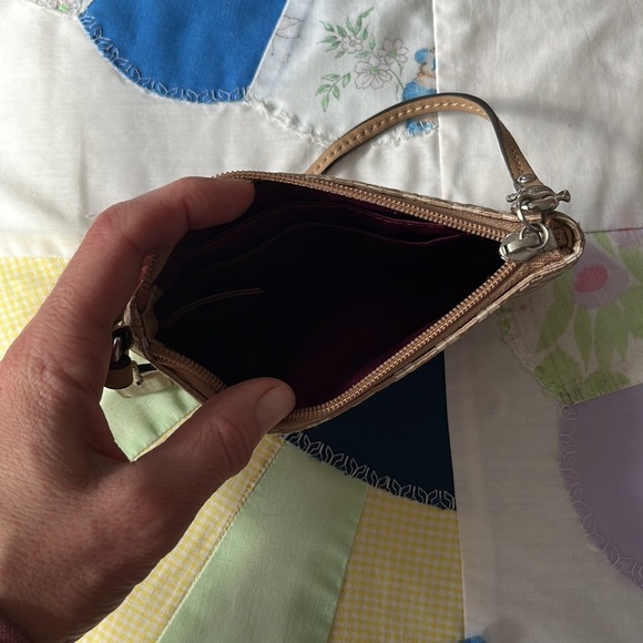 Small tan coach clutch/bag - Picture 2 of 2